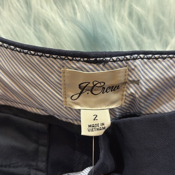 NWT J. Crew 5” Stretch Chino Shorts Navy Sz 2 - Picture 10 of 12